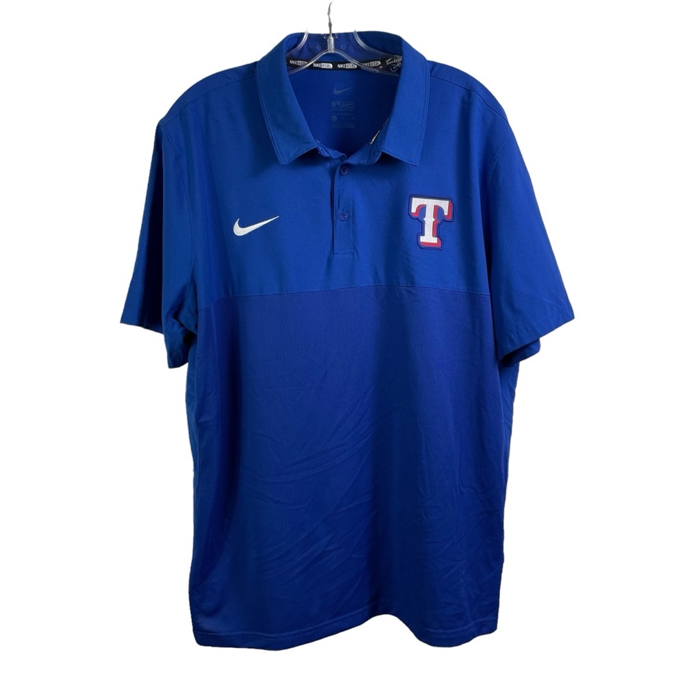Men's Texas Rangers Nike Authentic Collection Elite Polo